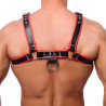 The Red Harness Harnais en cuir Premium Noir-Rouge